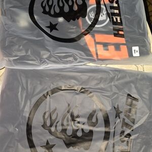 Black and Orange Graphic T-Shirt